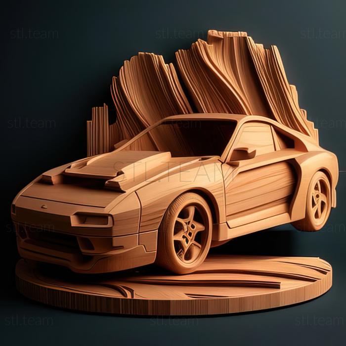 3D модель Nissan 180SX (STL)